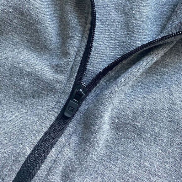 GapFit Toddler Fit Tech Moisture-Wicking Gray Heather Hoodie, Small 6/7 - Picture 7 of 8